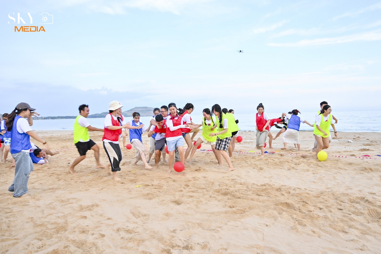 Teambuilding bãi biển Mũi Né